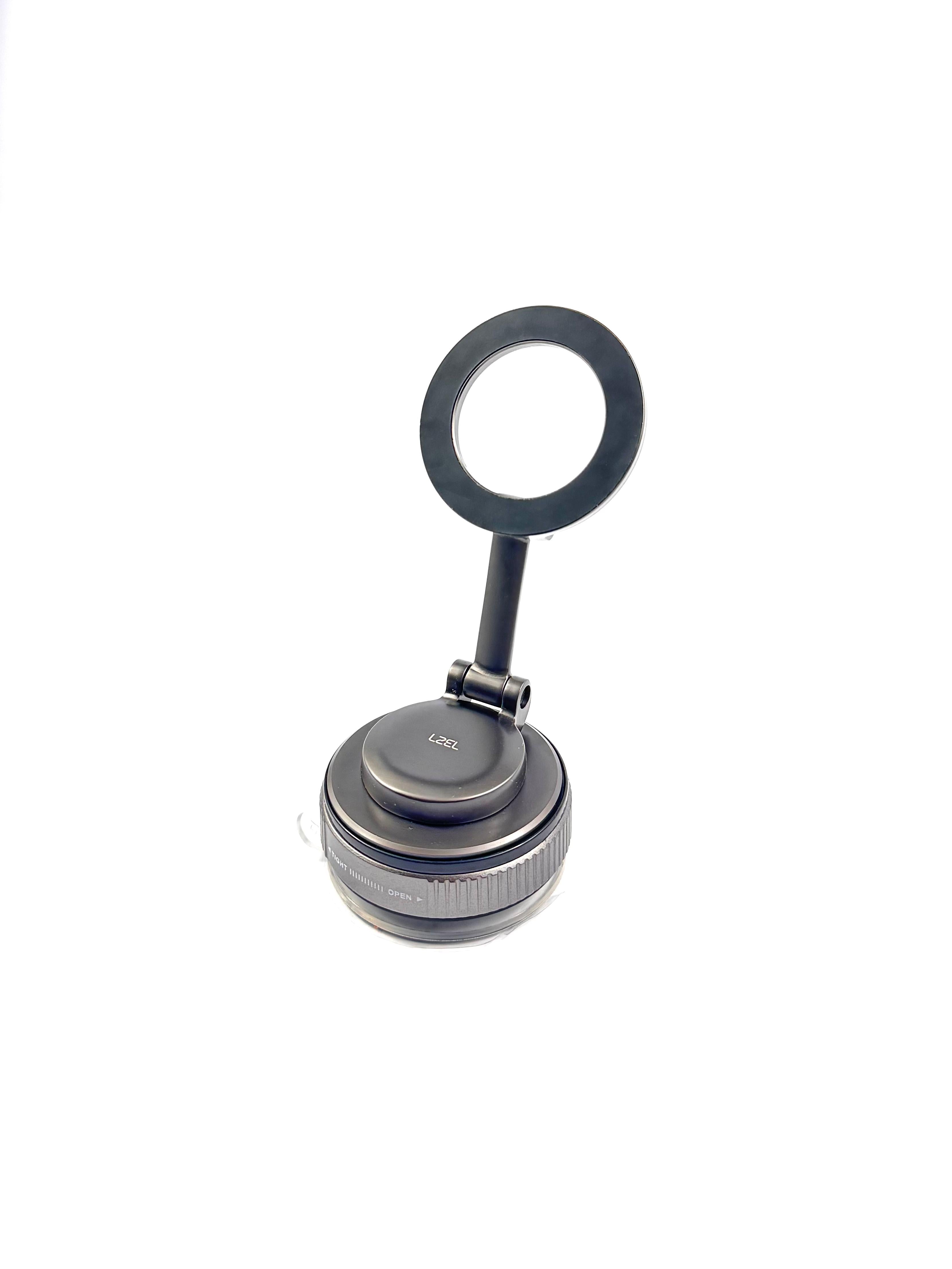 حامل هاتف Magvortex Flex من ليزل بالشفط المغناطيسي والفراغي | أسود حامل هاتف Magvortex Flex من ليزل بالشفط المغناطيسي والفراغي | أسود